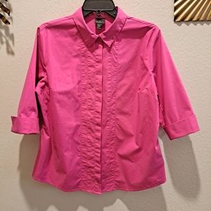 Women's Pink Button Down Shirt